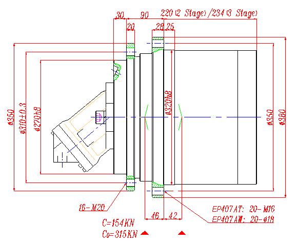 EP407AT2, AT3跟踪驱动(GFT26T2 GFT26T3) EP407AW2, AW3绞车驱动(GFT26W2 GFT26W3)