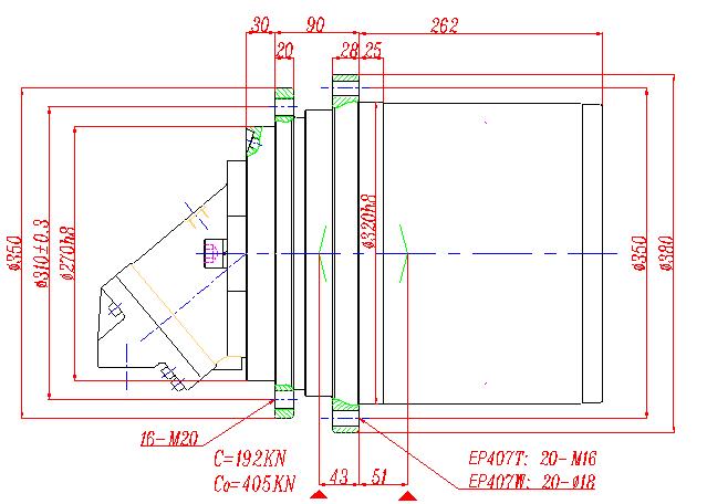 EP407T3 TRACK DRIVES (GFT36T3),EP407W3 WINCH DRIVES (GFT36W3)