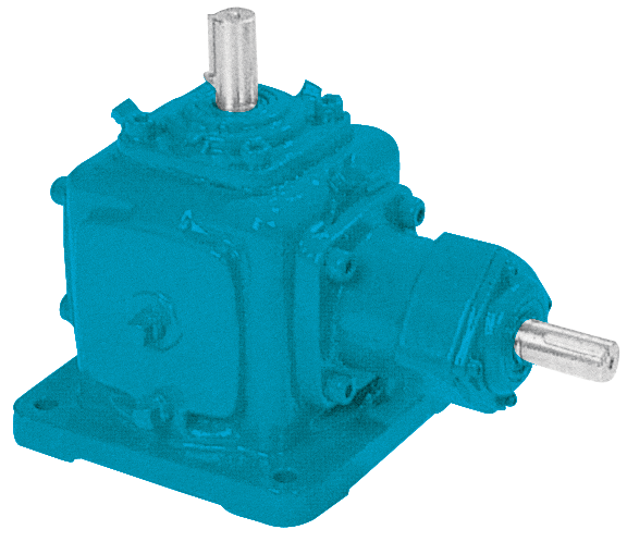 T series spiral bevel gear box